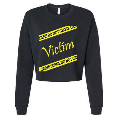 Mystery Dinner Party Victim Cropped Pullover Crew