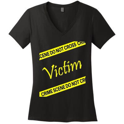 Mystery Dinner Party Victim Women's V-Neck T-Shirt