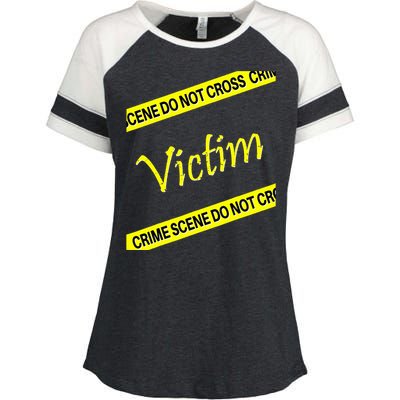 Mystery Dinner Party Victim Enza Ladies Jersey Colorblock Tee