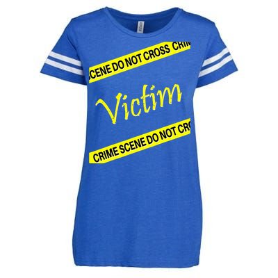 Mystery Dinner Party Victim Enza Ladies Jersey Football T-Shirt