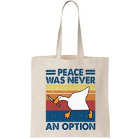Murder Duck Peace Was Never An Option Duck With Knife Meme Bag