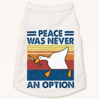 Murder Duck Peace Was Never An Option Duck With Knife Meme Doggie Tank