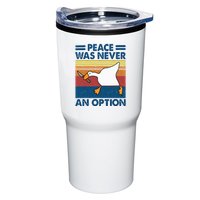 Murder Duck Peace Was Never An Option Duck With Knife Meme Tumbler