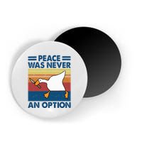 Murder Duck Peace Was Never An Option Duck With Knife Meme Magnet