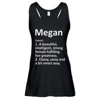 Megan Definition Personalized Name Funny Christmas Gift Ladies Essential Flowy Tank