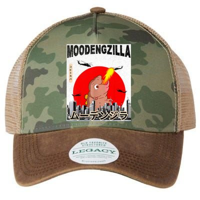 Moo Deng Pygmy Hippopotamus Funny Moodengzilla Legacy Tie Dye Trucker Hat