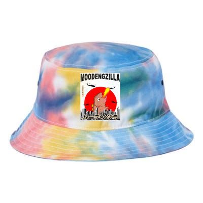 Moo Deng Pygmy Hippopotamus Funny Moodengzilla Tie Dye Newport Bucket Hat