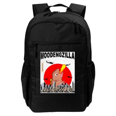 Moo Deng Pygmy Hippopotamus Funny Moodengzilla Daily Commute Backpack