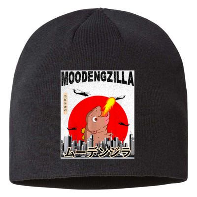 Moo Deng Pygmy Hippopotamus Funny Moodengzilla Sustainable Beanie