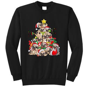 Merry Dogmas Pug Christmas Tree Dog Santa Xmas Girls Gift Sweatshirt