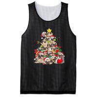 Merry Dogmas Pug Christmas Tree Dog Santa Xmas Girls Gift Mesh Reversible Basketball Jersey Tank