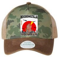 Moo Deng Pygmy Hippopotamus Funny Moodengzilla Legacy Tie Dye Trucker Hat