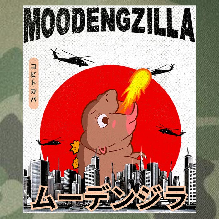 Moo Deng Pygmy Hippopotamus Funny Moodengzilla Legacy Tie Dye Trucker Hat