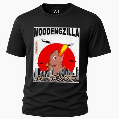Moo Deng Pygmy Hippopotamus Funny Moodengzilla Performance Shirt