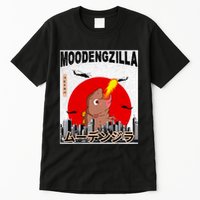 Moo Deng Pygmy Hippopotamus Funny Moodengzilla Tall T-Shirt