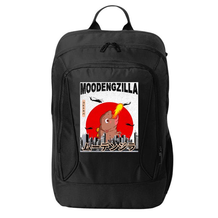 Moo Deng Pygmy Hippopotamus Funny Moodengzilla City Backpack