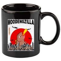 Moo Deng Pygmy Hippopotamus Funny Moodengzilla 11oz C Handle Ceramic Mug