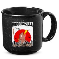 Moo Deng Pygmy Hippopotamus Funny Moodengzilla 15oz Campfire Ceramic Mug
