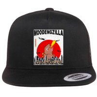 Moo Deng Pygmy Hippopotamus Funny Moodengzilla Flatbill Hat