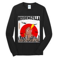 Moo Deng Pygmy Hippopotamus Funny Moodengzilla Tall Long Sleeve T-Shirt