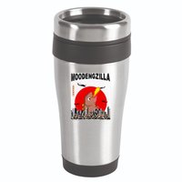 Moo Deng Pygmy Hippopotamus Funny Moodengzilla 16oz Travel Tumbler
