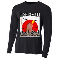 Moo Deng Pygmy Hippopotamus Funny Moodengzilla Cooling Performance Long Sleeve Crew