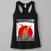Moo Deng Pygmy Hippopotamus Funny Moodengzilla Womens Tank Top