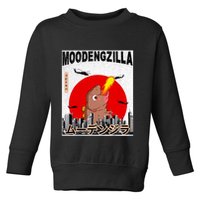 Moo Deng Pygmy Hippopotamus Funny Moodengzilla Toddler Sweatshirt