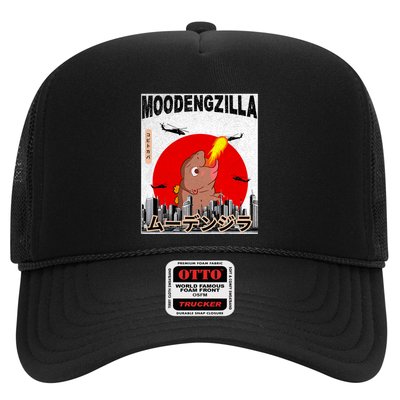 Moo Deng Pygmy Hippopotamus Funny Moodengzilla Trucker Hat