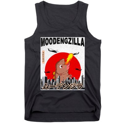 Moo Deng Pygmy Hippopotamus Funny Moodengzilla Tank Top
