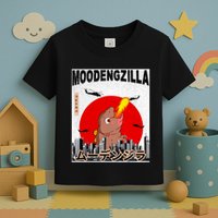 Moo Deng Pygmy Hippopotamus Funny Moodengzilla Toddler T-Shirt