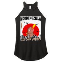 Moo Deng Pygmy Hippopotamus Funny Moodengzilla Women's Perfect Tri Rocker Tank