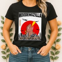Moo Deng Pygmy Hippopotamus Funny Moodengzilla Womens T-Shirt