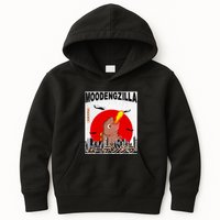Moo Deng Pygmy Hippopotamus Funny Moodengzilla Kids Hoodie