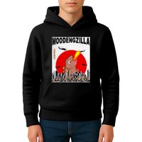 Moo Deng Pygmy Hippopotamus Funny Moodengzilla Kids Hoodie