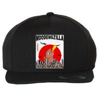 Moo Deng Pygmy Hippopotamus Funny Moodengzilla Wool Snapback Cap