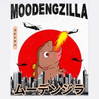 Moo Deng Pygmy Hippopotamus Funny Moodengzilla Garment-Dyed Sweatshirt