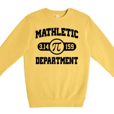 Mathletic Department Pi Day March 14 Premium Crewneck Sweatshirt