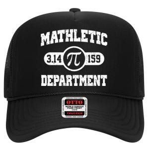 Mathletic Department Pi Day March 14 High Crown Mesh Back Trucker Hat