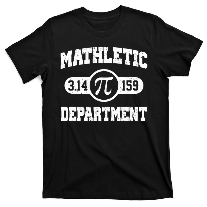 Mathletic Department Pi Day March 14 T-Shirt