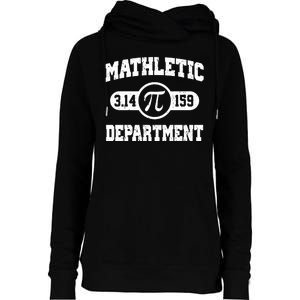 Mathletic Department Pi Day March 14 Womens Funnel Neck Pullover Hood