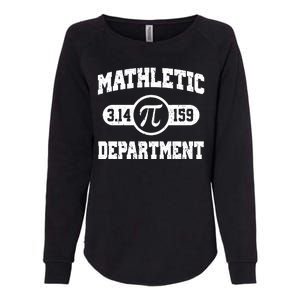 Mathletic Department Pi Day March 14 Womens California Wash Sweatshirt