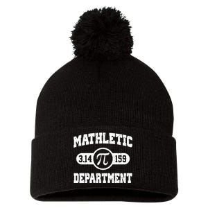 Mathletic Department Pi Day March 14 Pom Pom 12in Knit Beanie