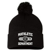 Mathletic Department Pi Day March 14 Pom Pom 12in Knit Beanie