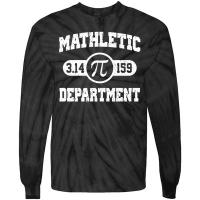 Mathletic Department Pi Day March 14 Tie-Dye Long Sleeve Shirt