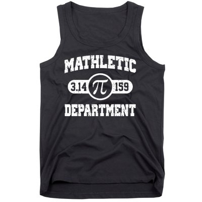 Mathletic Department Pi Day March 14 Tank Top