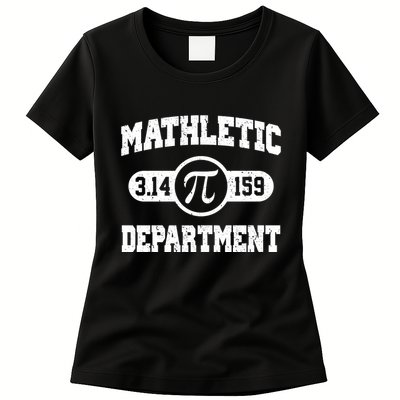 Mathletic Department Pi Day March 14 Womens T-Shirt