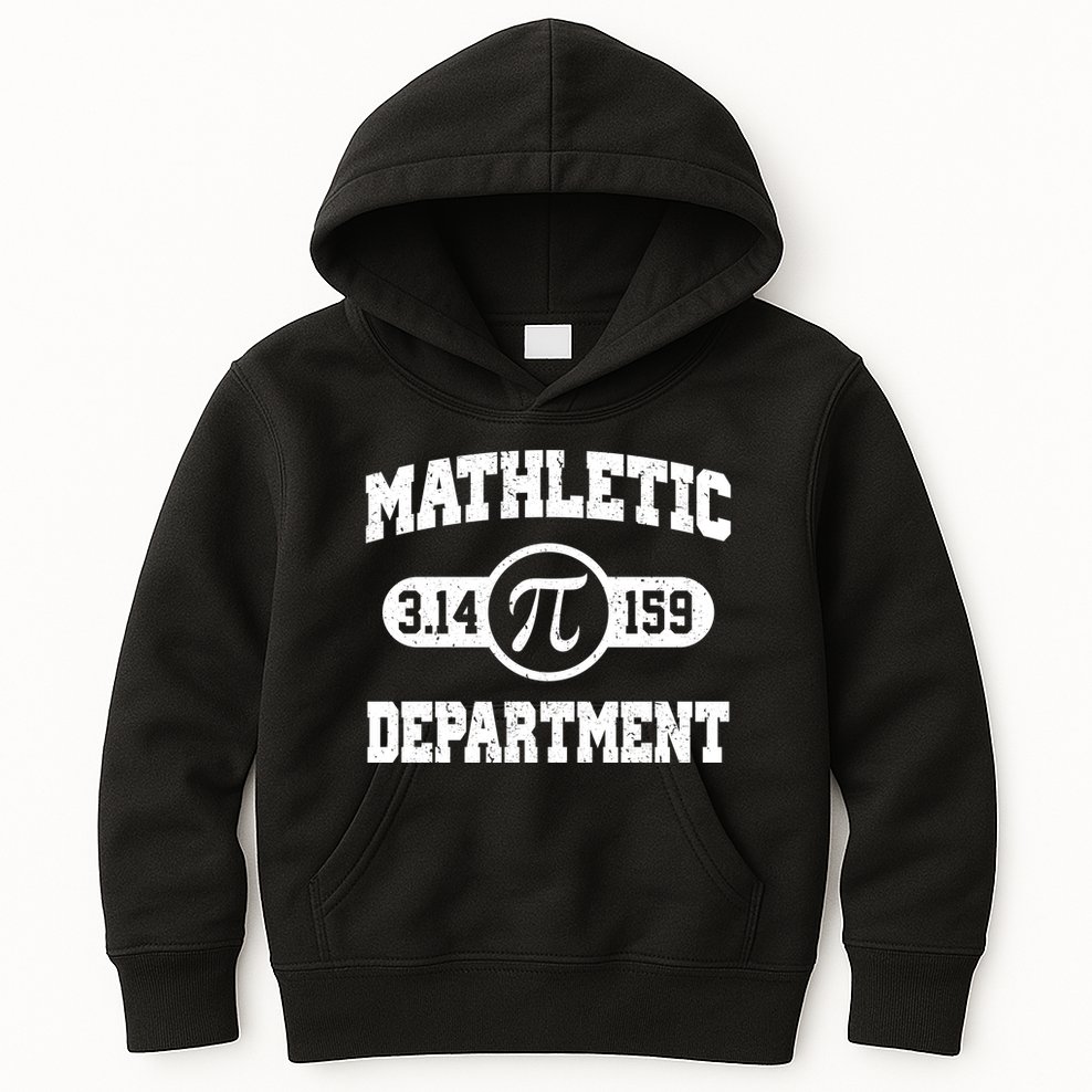 Mathletic Department Pi Day March 14 Kids Hoodie