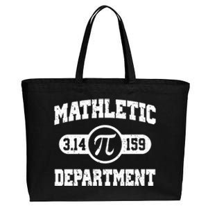 Mathletic Department Pi Day March 14 Cotton Canvas Jumbo Tote