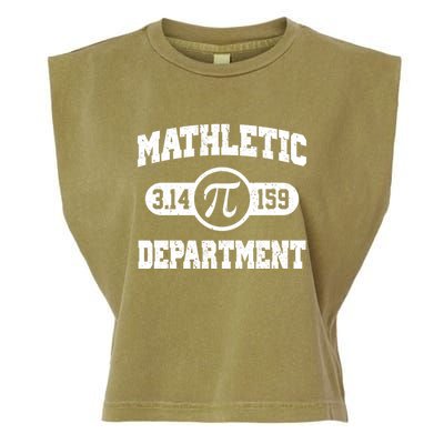 Mathletic Department Pi Day March 14 Garment-Dyed Women's Muscle Tee